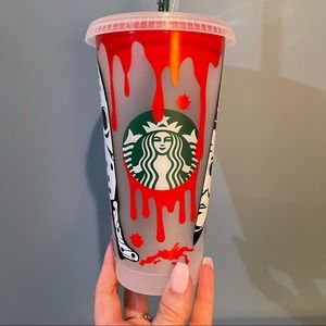 Handmade Horror Starbucks Cup!